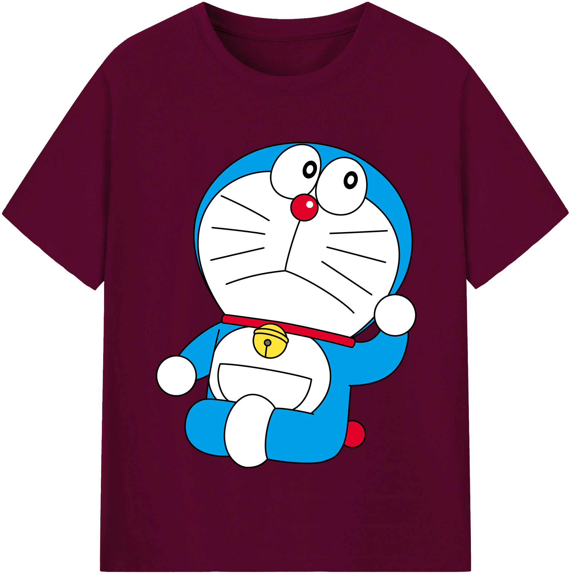 （画像用） ドラえもん Doraemon レディースカジュアルプリントTシャツ（綿100％）